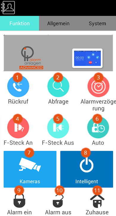 App IQ Advanced GMS Funktion